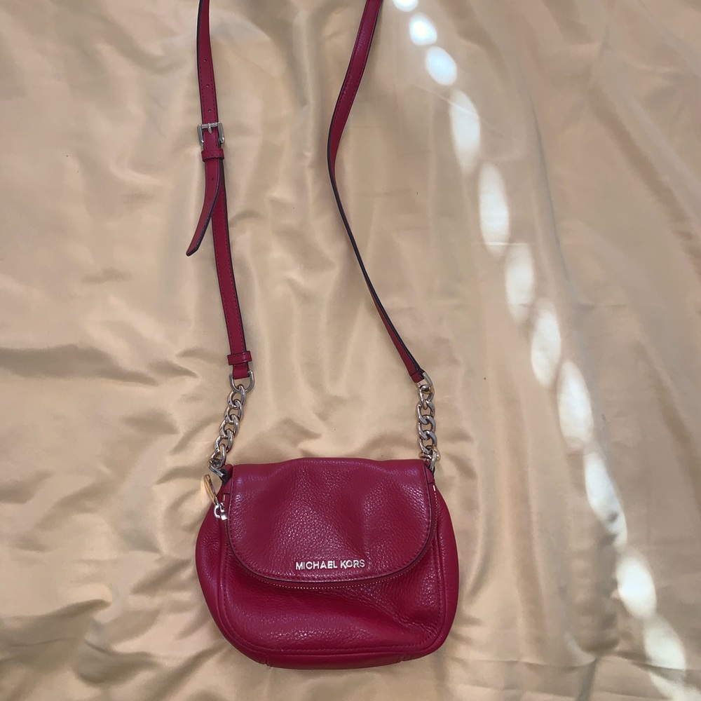 Red Micheal Kors Purse